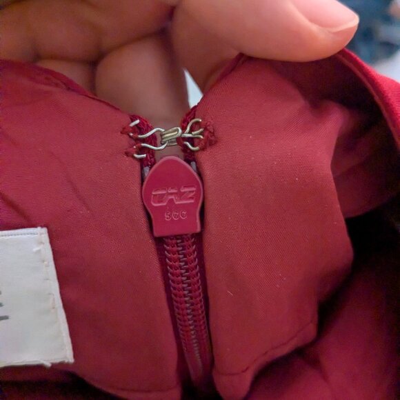 Azazie maroon mini dress A2 - Picture 4 of 5